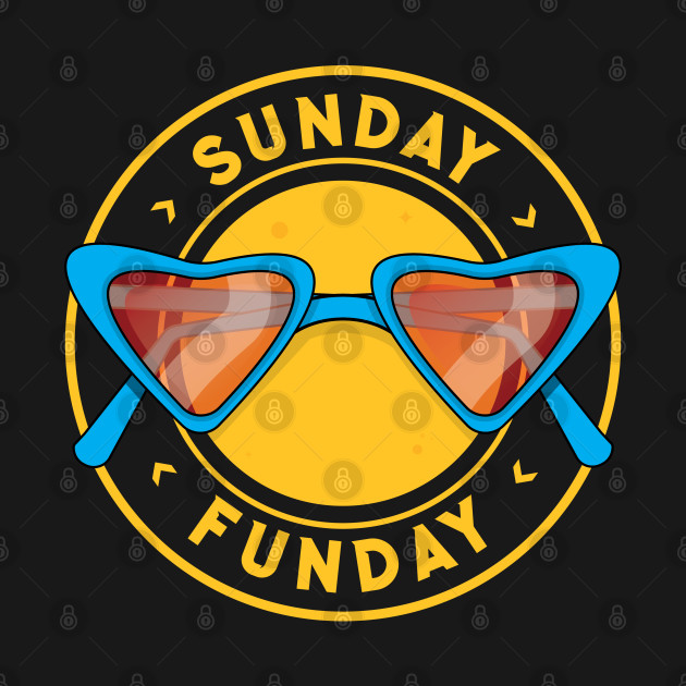 Disover Sunday Funday Illustrative - Sunday Funday - T-Shirt