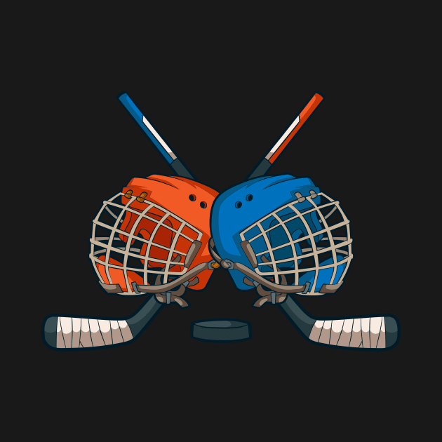 Funny Sports Ice Hockey design for Girls and Boys by Luxara