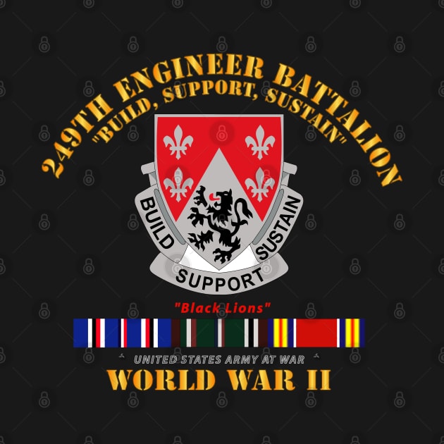 249th Engineer Battalion - WWII w EU SVC by twix123844