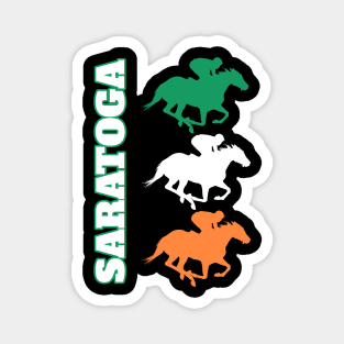 Saratoga Springs Horse Racing Magnet