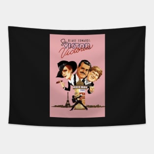 Victor VIctoria Musical Poster Tapestry