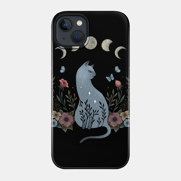 Cat on the Hill - Cat - Phone Case