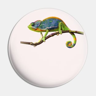 Funny Chameleon Pin