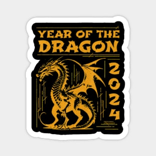 Year of The Dragon 2024 Lunar New Year Chinese New Year 2024 Magnet