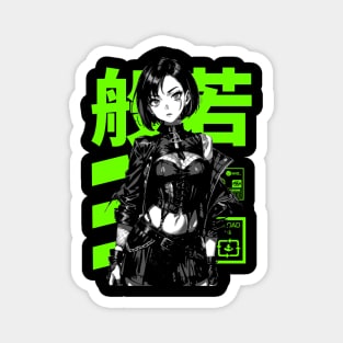 Goth Grunge Anime Manga Girl Cyberpunk Dark Techno Style Goth Japanese Fashion #6 Magnet