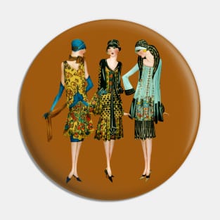 Vintage 1920s Art Nouveau Ladies Pin