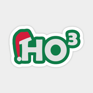 HOHOHO Christmas HO High 3 Merry Christmas Magnet