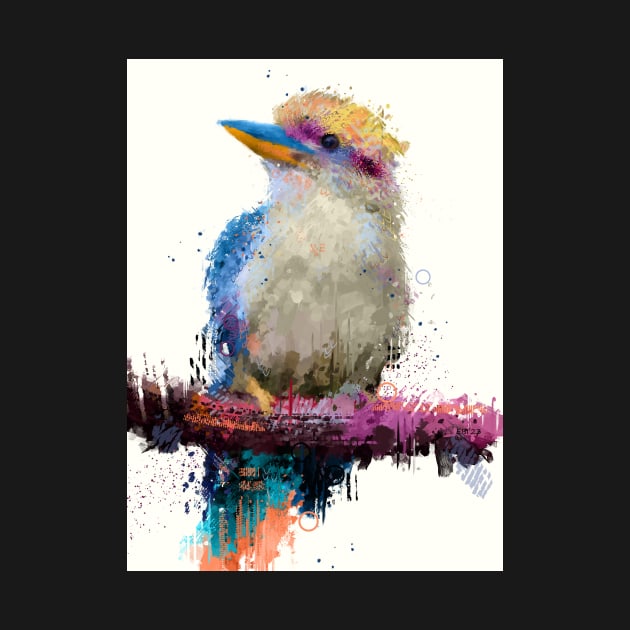 Kookaburra in Color by EveiArt