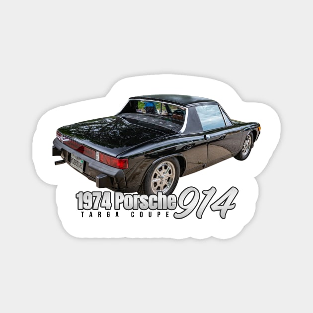 1974 Porsche 914 Targa Coupe Magnet by Gestalt Imagery