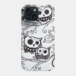 Halloween Owls Pattern Phone Case