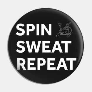 Spin Sweat Repeat Pin