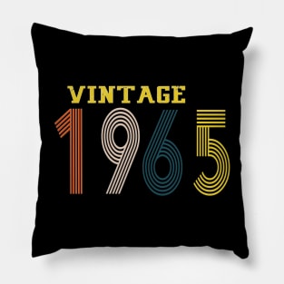 1965 vintage retro year Pillow