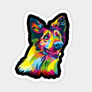 Dog colorful Magnet