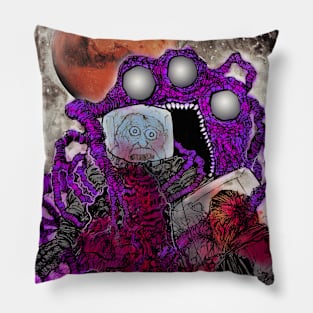 Martian Space Monster Pillow