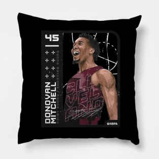 Donovan Mitchell Cleveland Card Pillow