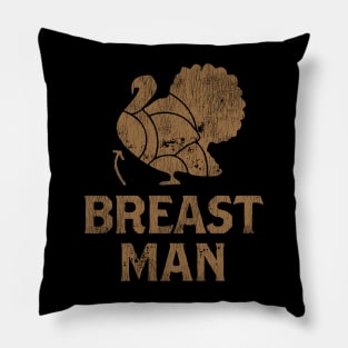 Breast Man Vintage Pillow