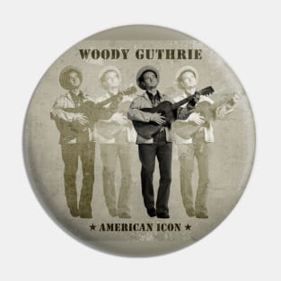 Woody Guthrie Pin