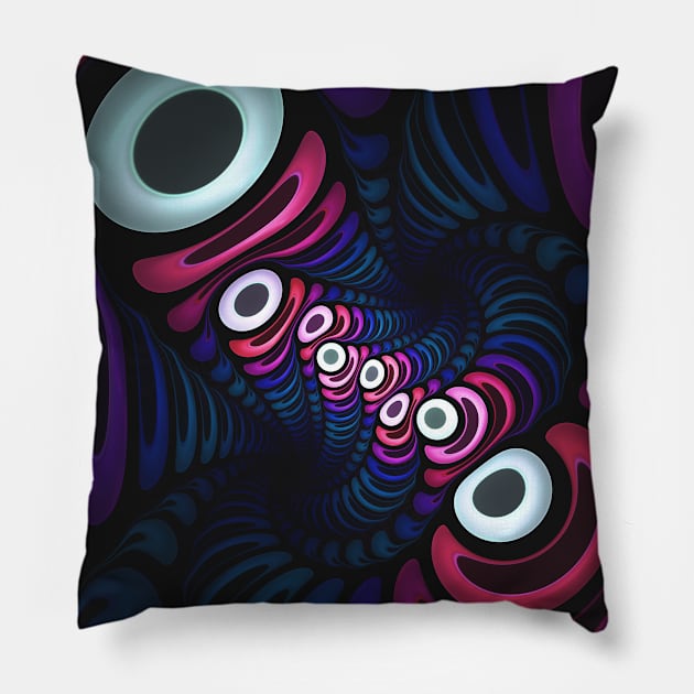 Octo-Pie, Digital Abstract Artwork Pillow by love-fi