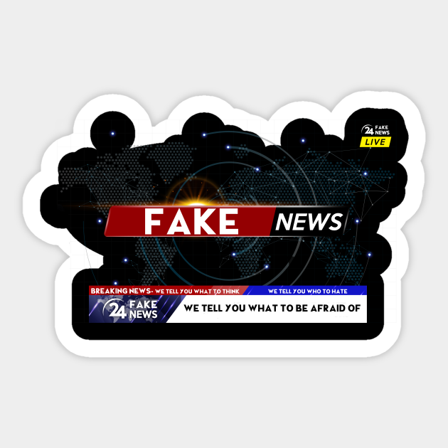 FAKE NEWS - Fake News - Sticker