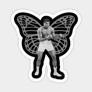 Muhammad Ali - Float Like a Butterfly Magnet