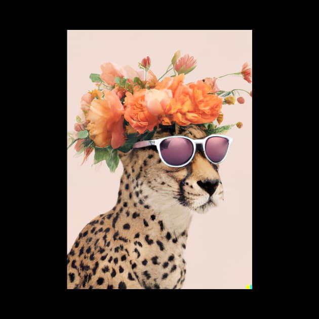 Flower Fashion Lion by maxcode