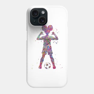 Girl Soccer Player Phone Case