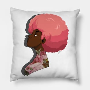 Floral Puff Pillow