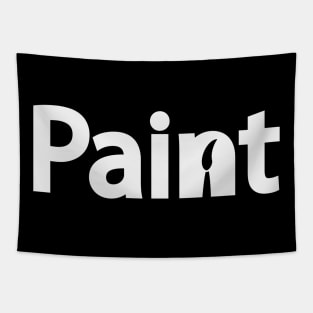 Paint Text Design Tapestry