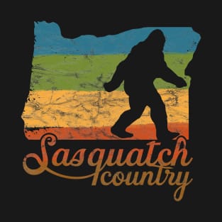 Sasquatch Country (colorful) T-Shirt