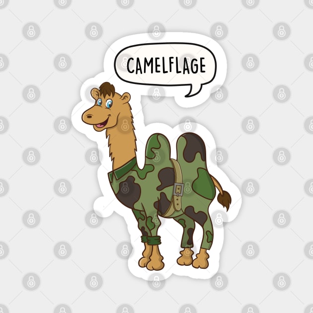 Camelflage Magnet by LEFD Designs