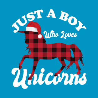 Just A Boy Who Loves Unicorns T-Shirt