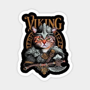 Viking Cat Magnet