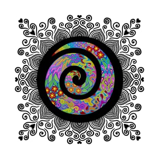 Sacred Spiral Mandala T-Shirt