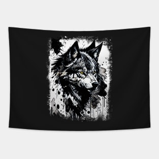 You Gotta Be A Wolf - Alonzo Harris [Training Day] Alpha Animal Beast Splatter Style Tapestry