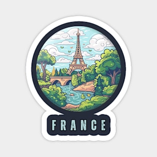 France Europe Magnet