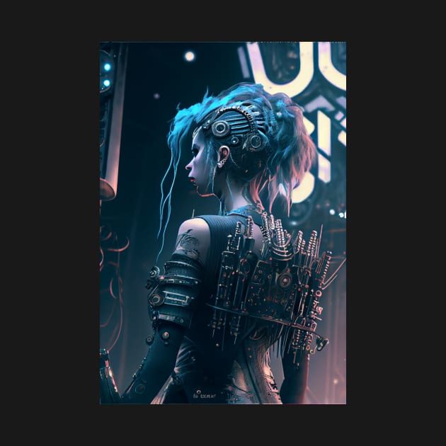 Futuristic Cyber Woman by Cyber Punks AI