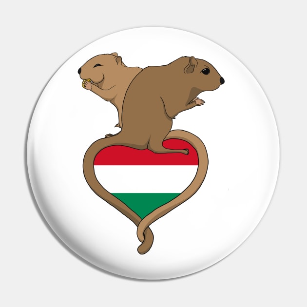 Gerbil Hungary (light) Pin by RampArt