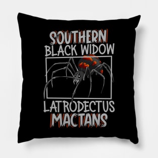 Southern black widow Pillow