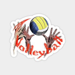 Volleyball Magnet