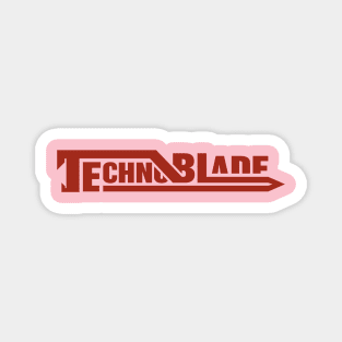 Technoblade Minecraft skin Magnet for Sale by lottedesigns