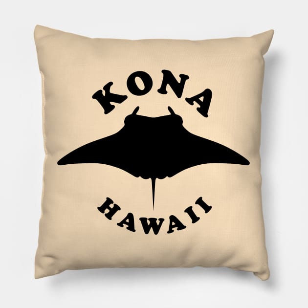 Kona, Hawaii | Swimming With Manta Ray Pillow by TMBTM