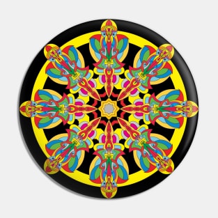 elegant colorful mandala art Pin