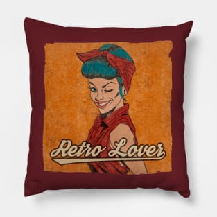 Retro Lover! Pillow