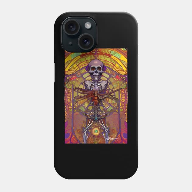 Psychedelic Exquisite Dead 25 Phone Case by Benito Del Ray