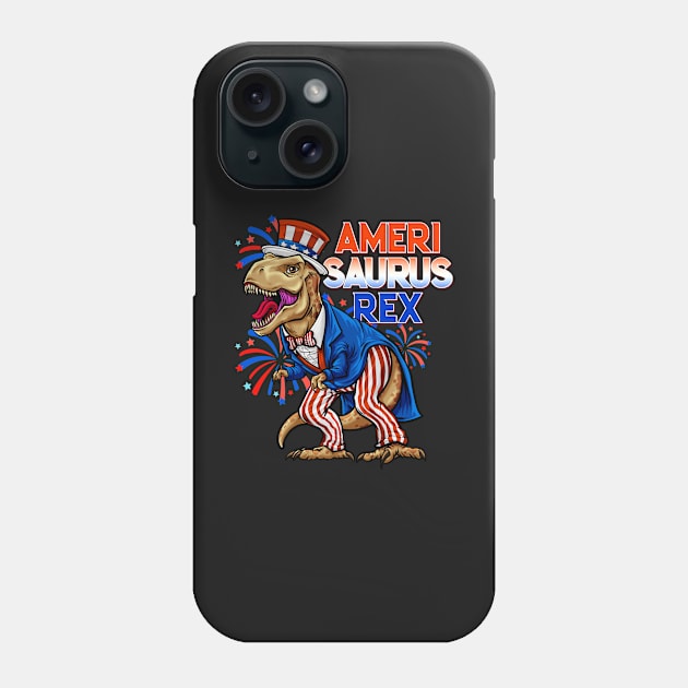 Amerisaurus Rex Phone Case by BDAZ