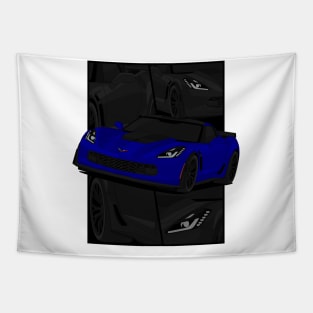 Z06 NAVY Tapestry