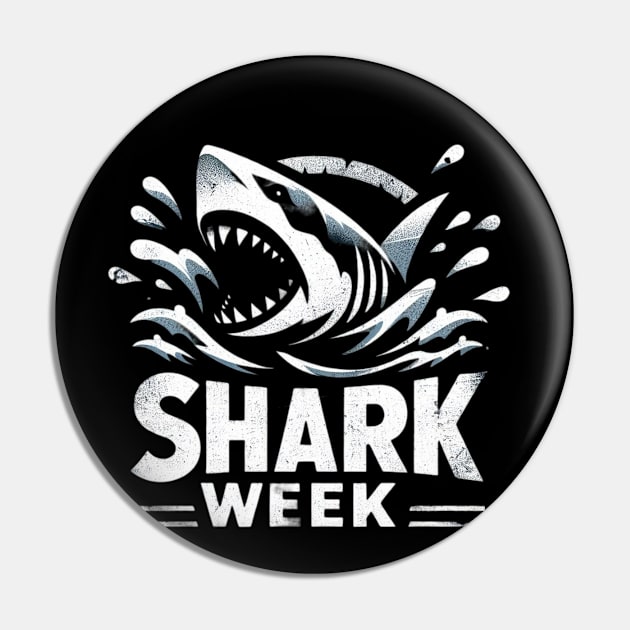 Shark Week Pin by ZaikyArt