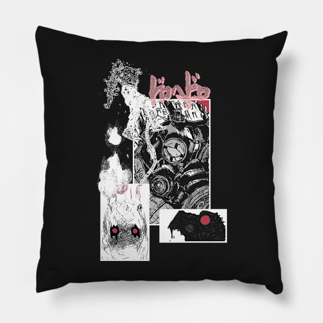 Dorohedoro ''OBSTACLES'' V1 Manga Anime Pillow by riventis66