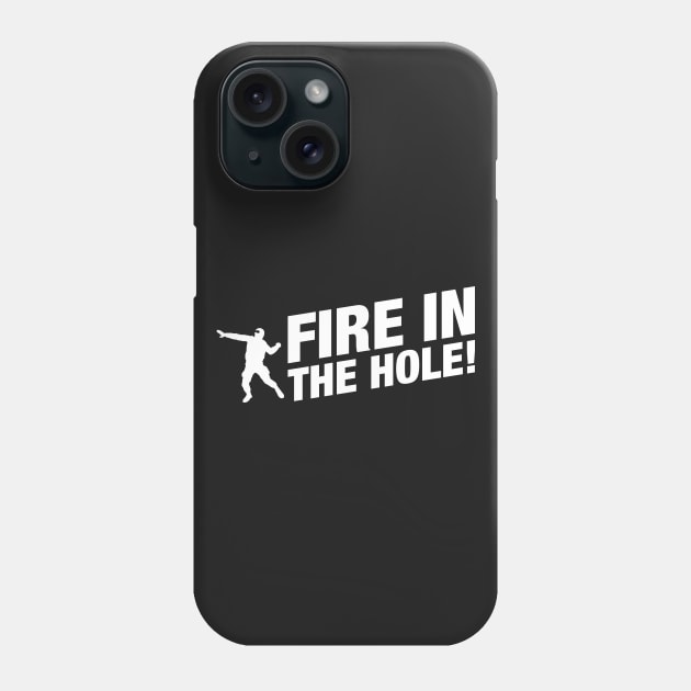 Fire in The Hole Gaming Phone Case by pixeptional