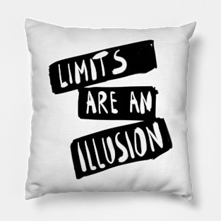 limits and illusion Pillow